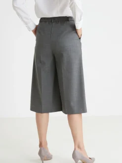 Clearance Jupe-culotte élastiquée dos Femme Jupe|Pantalon