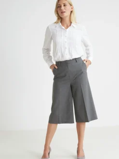 Clearance Jupe-culotte élastiquée dos Femme Jupe|Pantalon