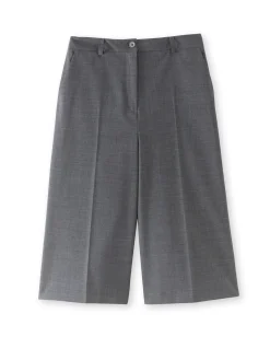 Clearance Jupe-culotte élastiquée dos Femme Jupe|Pantalon