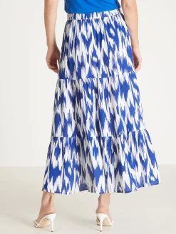 Discount Jupon à volants en crépon fluide Femme Jupe