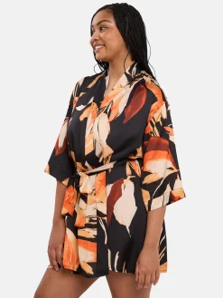 Outlet Kimono Pure Chic Peignoir, Robe De Chambre