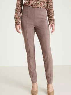 Hot Legging en maille suédine Femme Pantalon