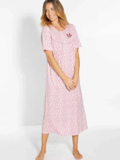 Clearance Lot 2 chemises de nuit manches courtes Chemise De Nuit