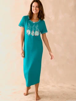 Discount Lot 2 chemises de nuit manches courtes Chemise De Nuit