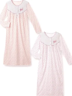 Lot 2 chemises de nuit manches longues Chemise De Nuit