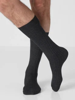 Discount Lot 2 paires de mi-bas jambes sensibles Homme Chaussettes