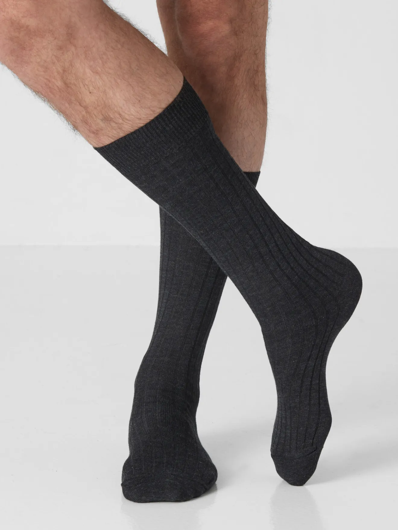 Discount Lot 2 paires de mi-bas jambes sensibles Homme Chaussettes