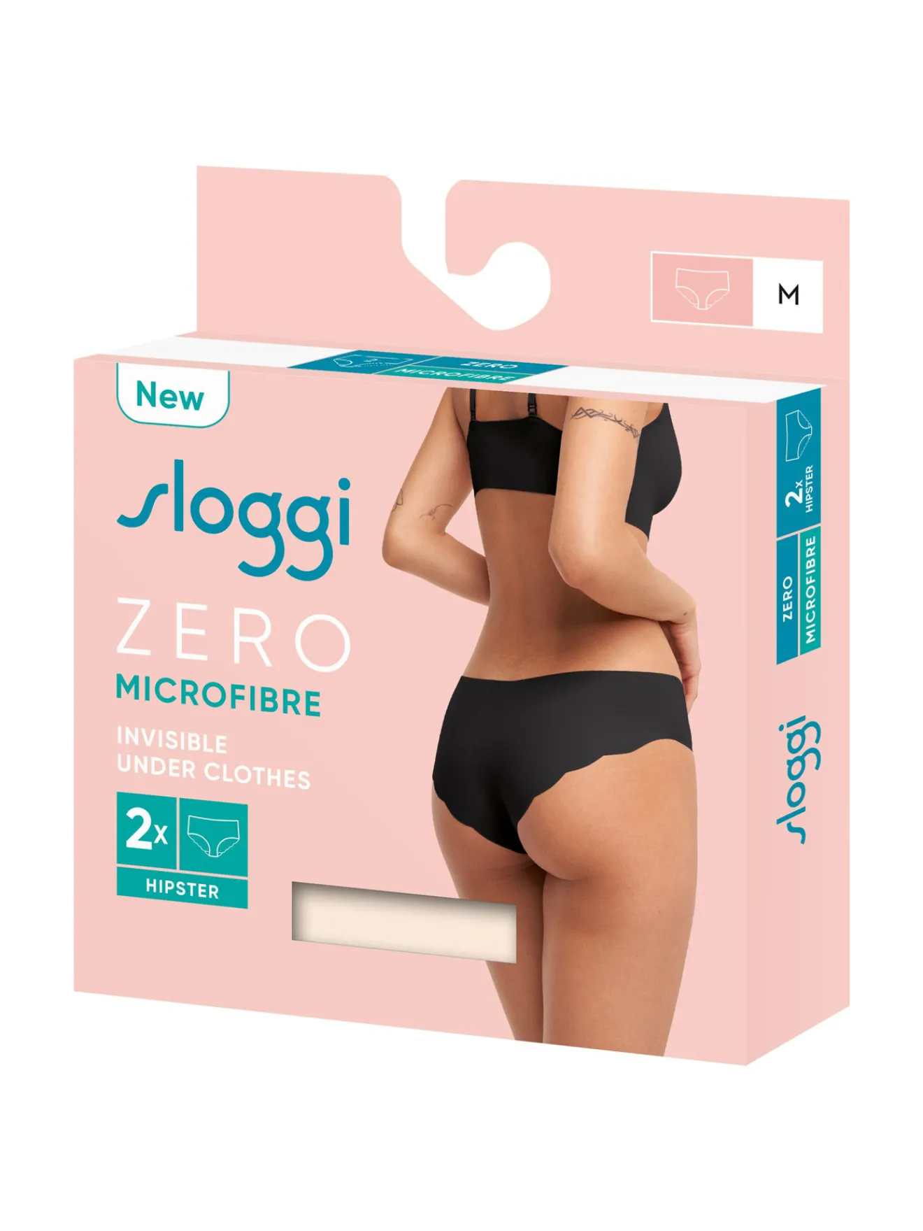 Best Lot 2 shorties ZERO Microfibre Hipster Culotte, Slip, Shorty