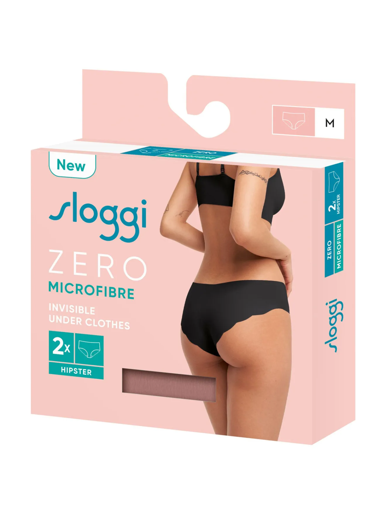 Best Lot 2 shorties ZERO Microfibre Hipster Culotte, Slip, Shorty