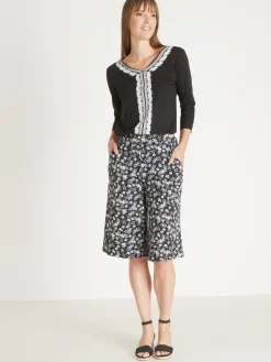 Sale Lot de 2 bermudas en maille jersey Femme Pantalon