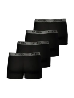 Clearance Lot de 4 boxers Basic Coton Homme Boxer, Caleçon