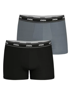 Clearance Lot de 2 boxers Duo Essentiel Homme Boxer, Caleçon