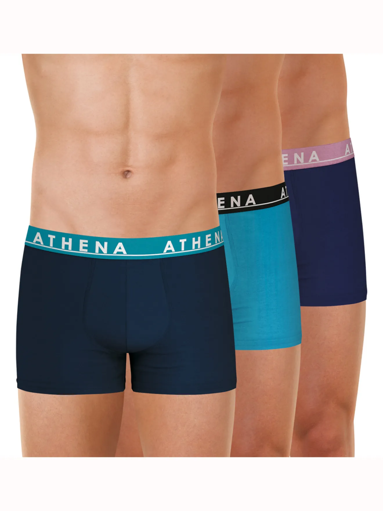 Clearance lot de 3 boxers EASY COLOR Homme Boxer, Caleçon