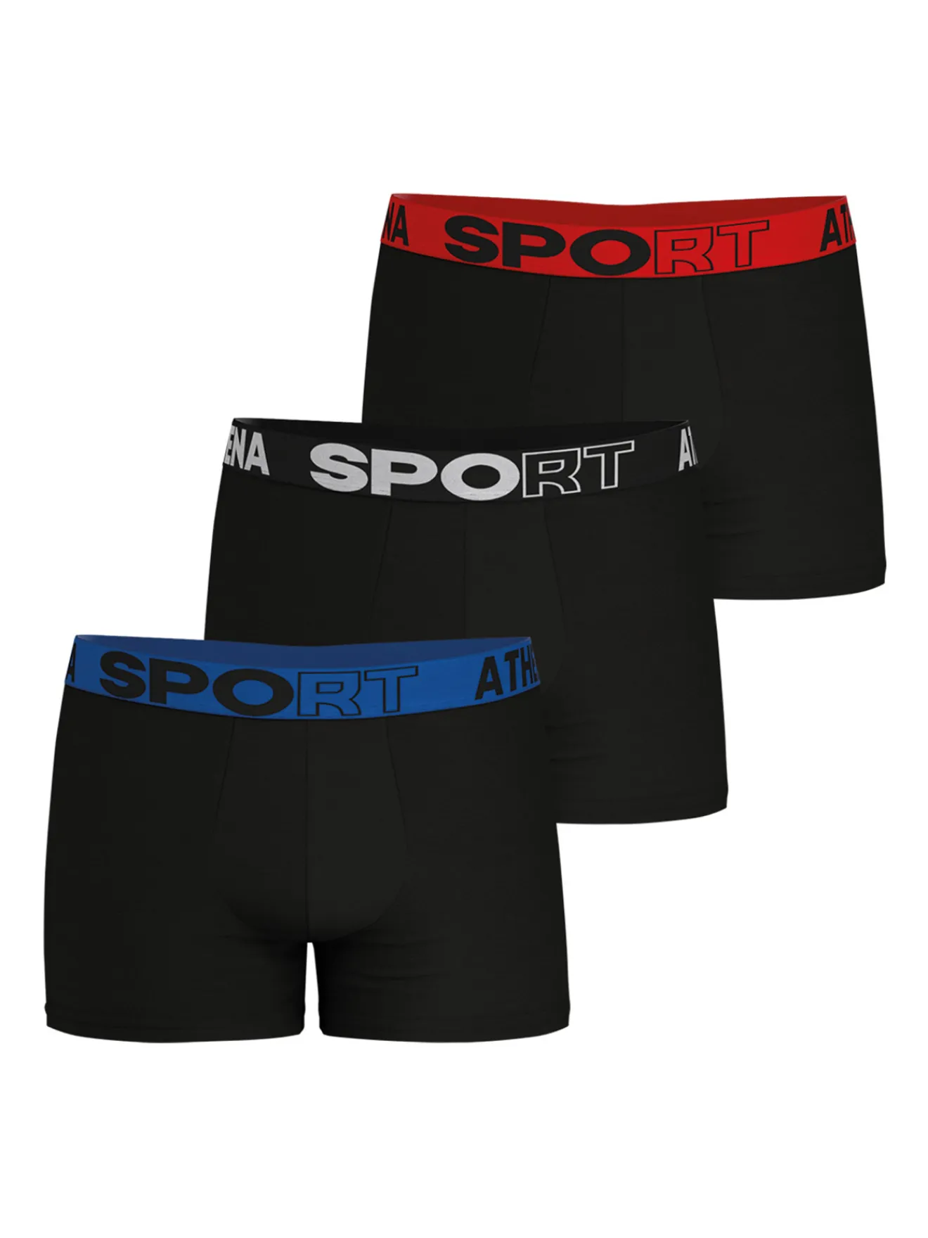New Lot de 3 boxers Eco Sport Homme Boxer, Caleçon
