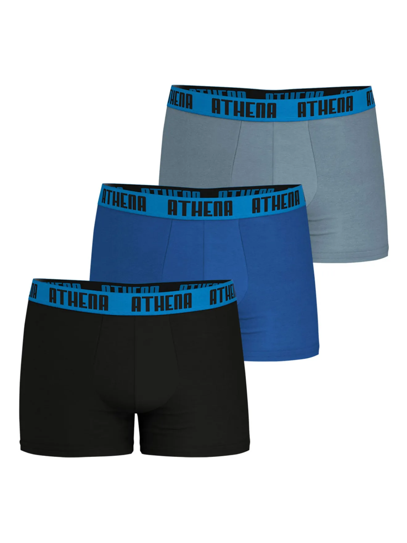 Discount Lot de 3 boxers homme Basic Color Homme Boxer, Caleçon