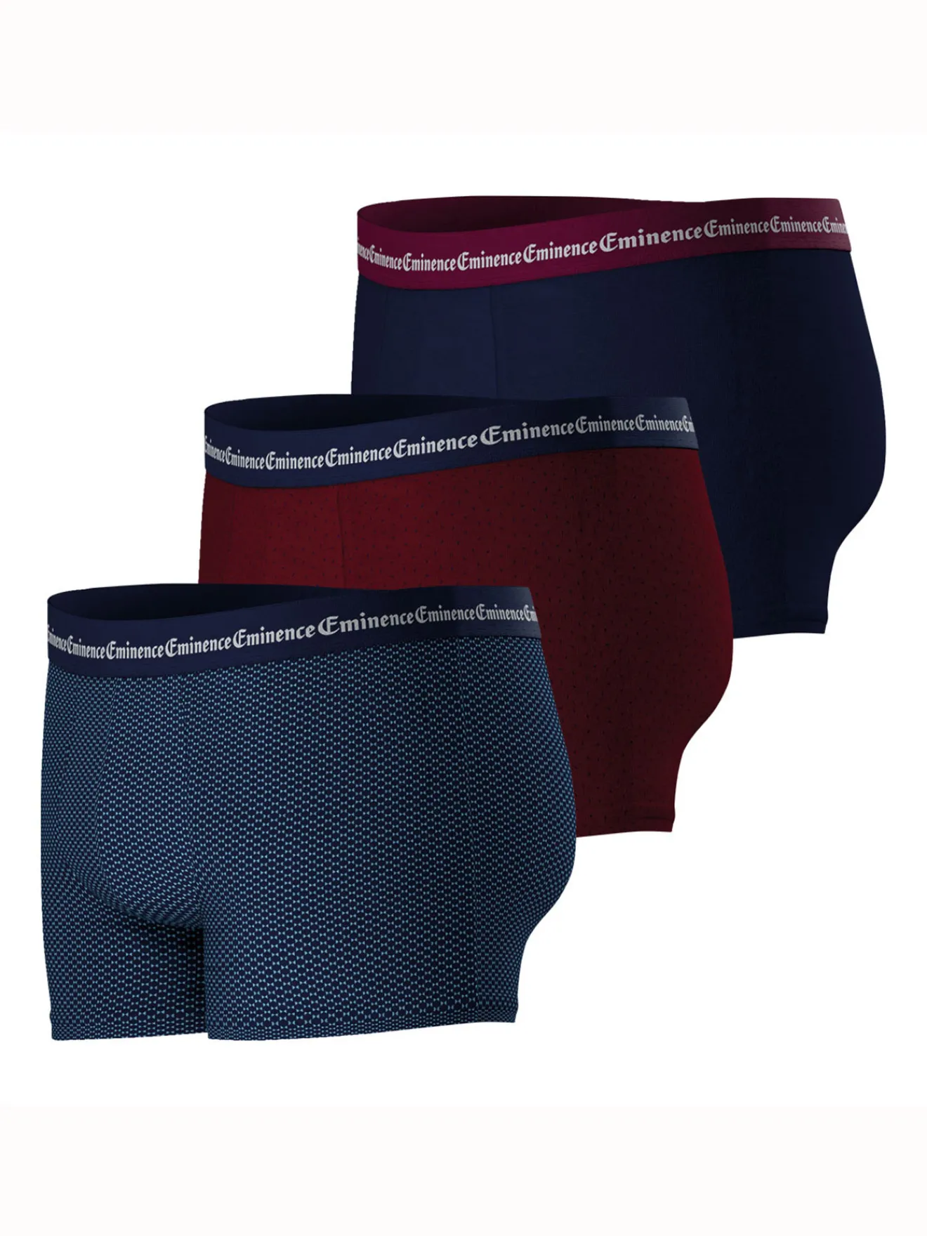 Sale Lot de 3 boxers homme Business Print Homme Boxer, Caleçon