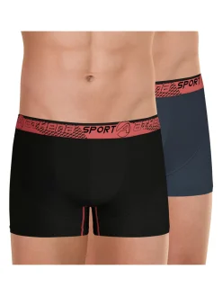 Discount Lot de 2 boxers Running Homme Boxer, Caleçon