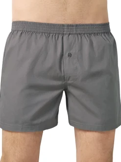 Outlet Lot de 3 caleçons en tissu pur coton Homme Boxer, Caleçon
