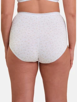 Best Lot de 2 culottes hautes Classique Coton Culotte, Slip, Shorty