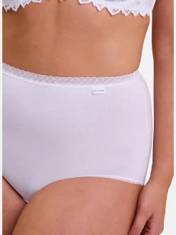 Best Lot de 2 culottes hautes Classique Coton Culotte, Slip, Shorty