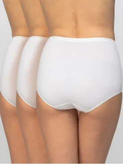 Best Lot de 2 culottes maxi + 1 gratuite bio Culotte, Slip, Shorty