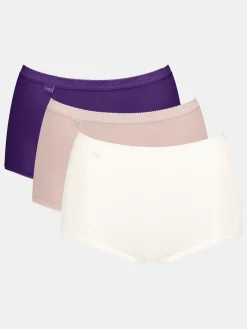 Best Lot de 3 culottes maxi Basic + Culotte, Slip, Shorty