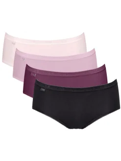 Discount Lot de 3 culottes midi + 1 gratuite Culotte, Slip, Shorty