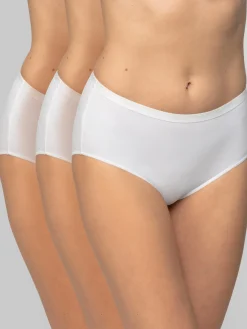 Outlet Lot de 2 culottes midi + 1 gratuite bio Culotte, Slip, Shorty