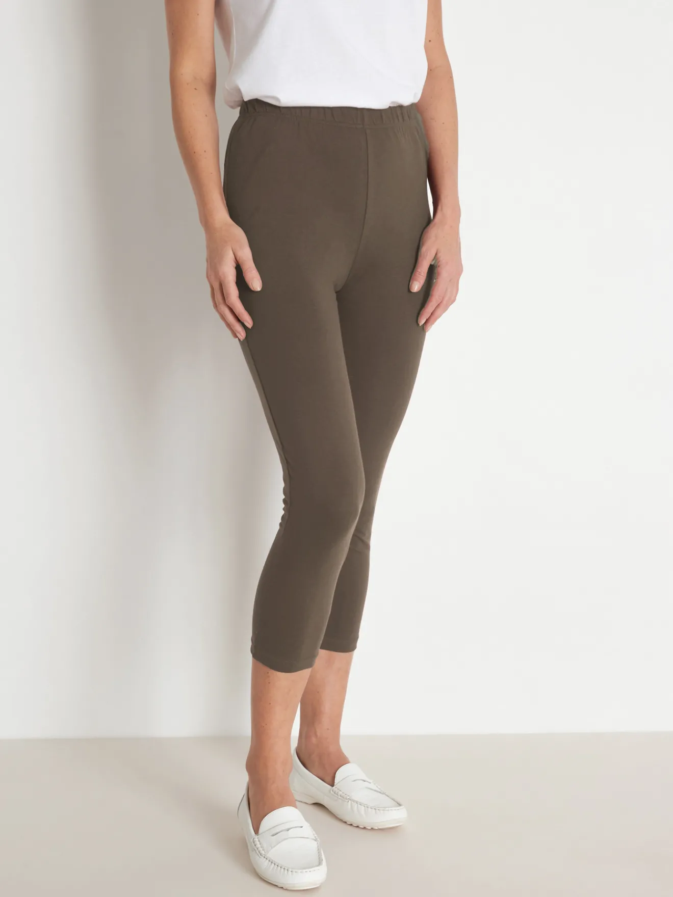 Outlet Lot de 2 leggings courts Femme Pantalon