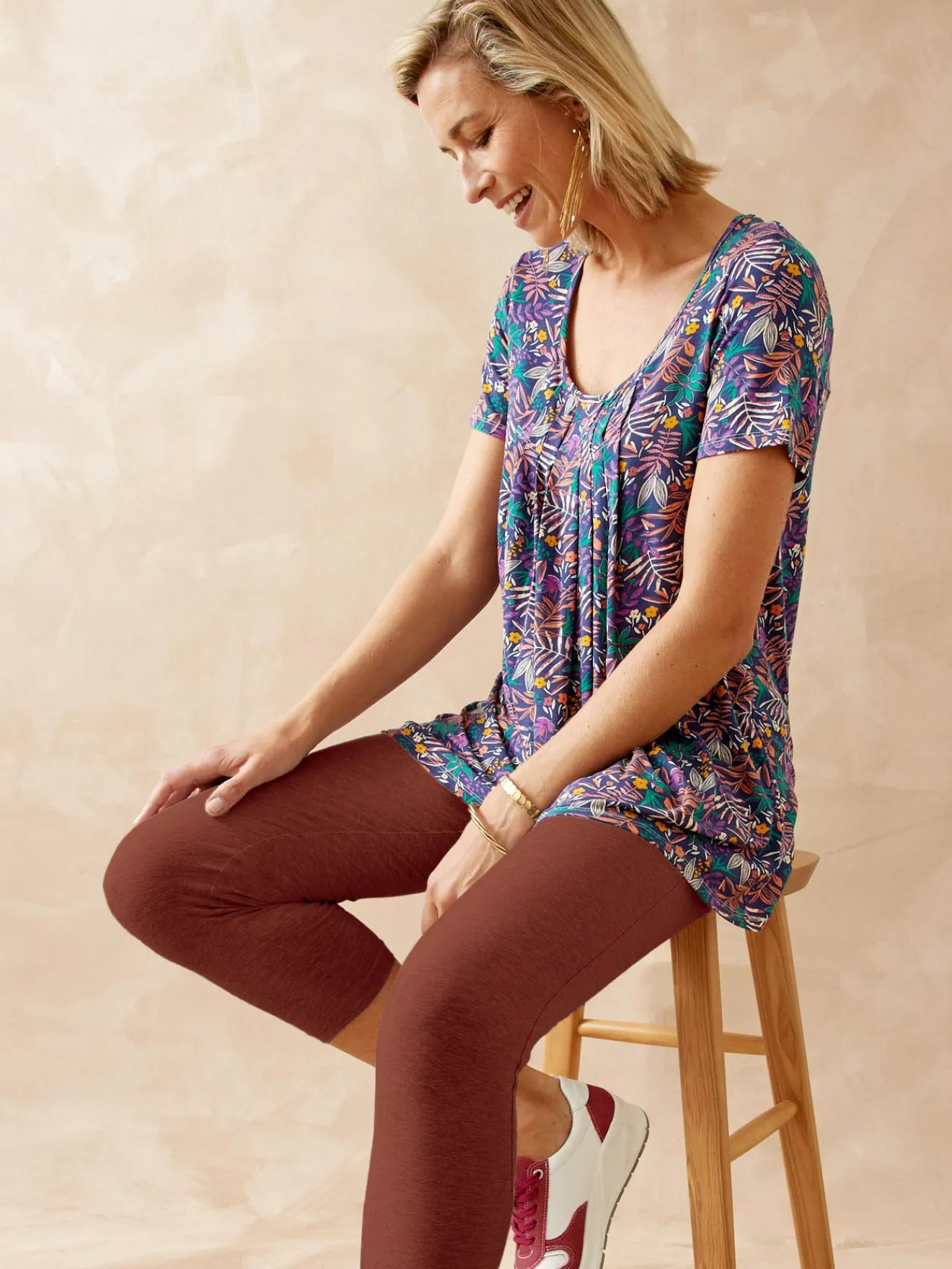 Discount Lot de 2 leggings courts Femme Pantalon