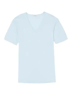 Lot de 2 maillots col V manches courtes Homme Maillot De Corps