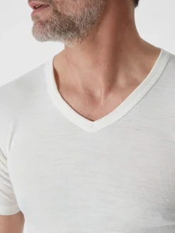 Best Lot de 2 maillots de corps V coton/laine Homme Maillot De Corps