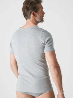 Clearance Lot de 3 maillots de corps col rond Homme Maillot De Corps