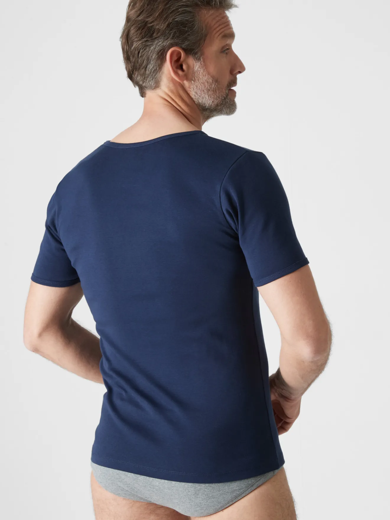 Lot de 3 maillots de corps col V Homme Maillot De Corps