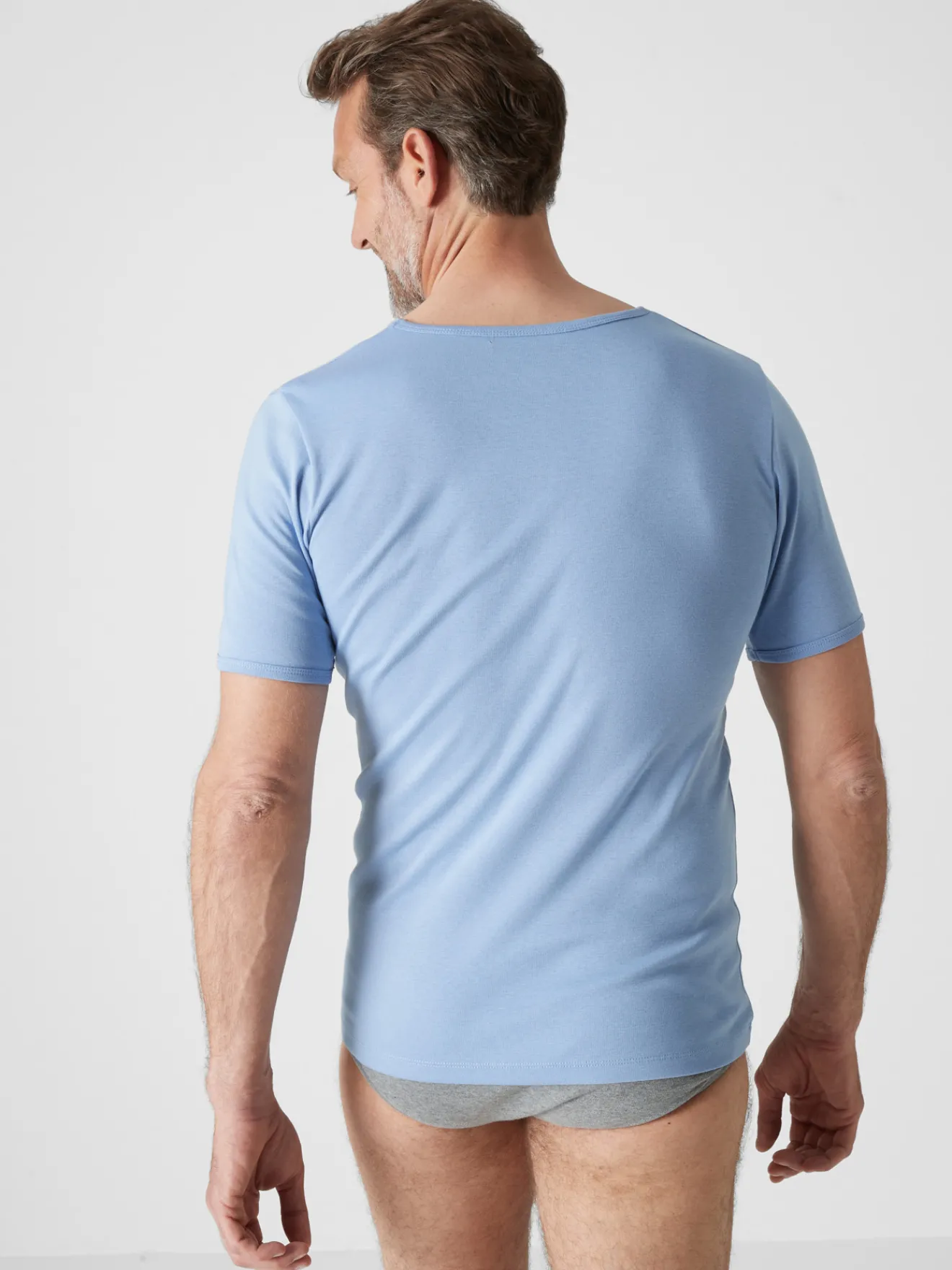 Lot de 3 maillots de corps col V Homme Maillot De Corps