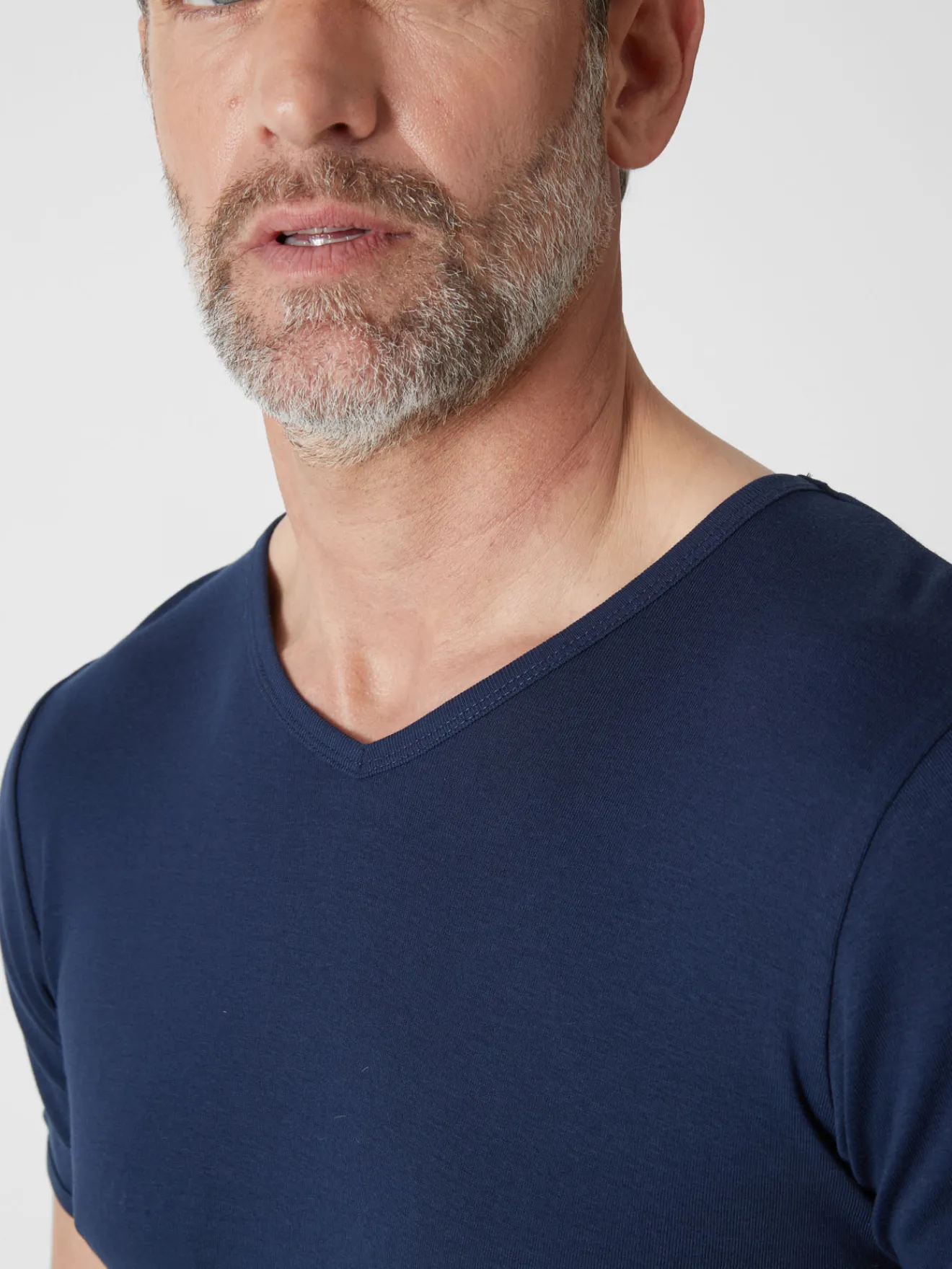 Lot de 3 maillots de corps col V Homme Maillot De Corps