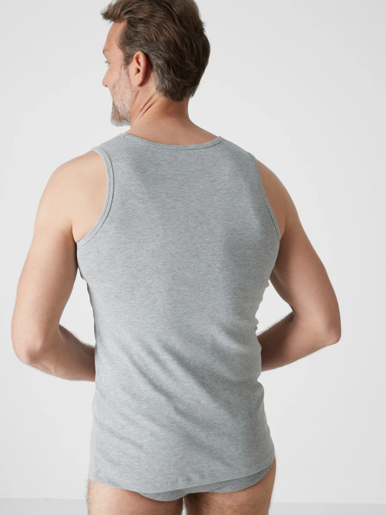 Outlet Lot de 3 maillots de corps débardeur Homme Maillot De Corps