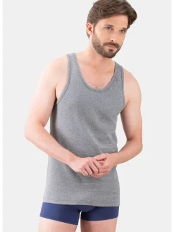 Sale Lot de 2 maillots de corps sans manches Homme Maillot De Corps