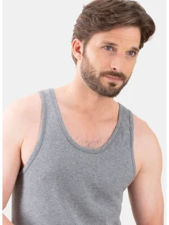 Sale Lot de 2 maillots de corps sans manches Homme Maillot De Corps