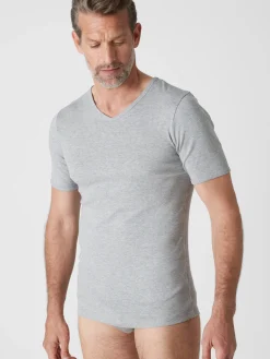 Outlet Lot de 3 maillots de corps col V Homme Maillot De Corps