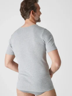 Outlet Lot de 3 maillots de corps col V Homme Maillot De Corps