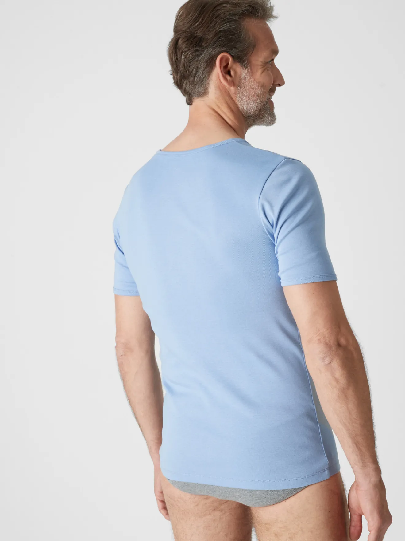 Lot de 3 maillots de corps col rond Homme Maillot De Corps