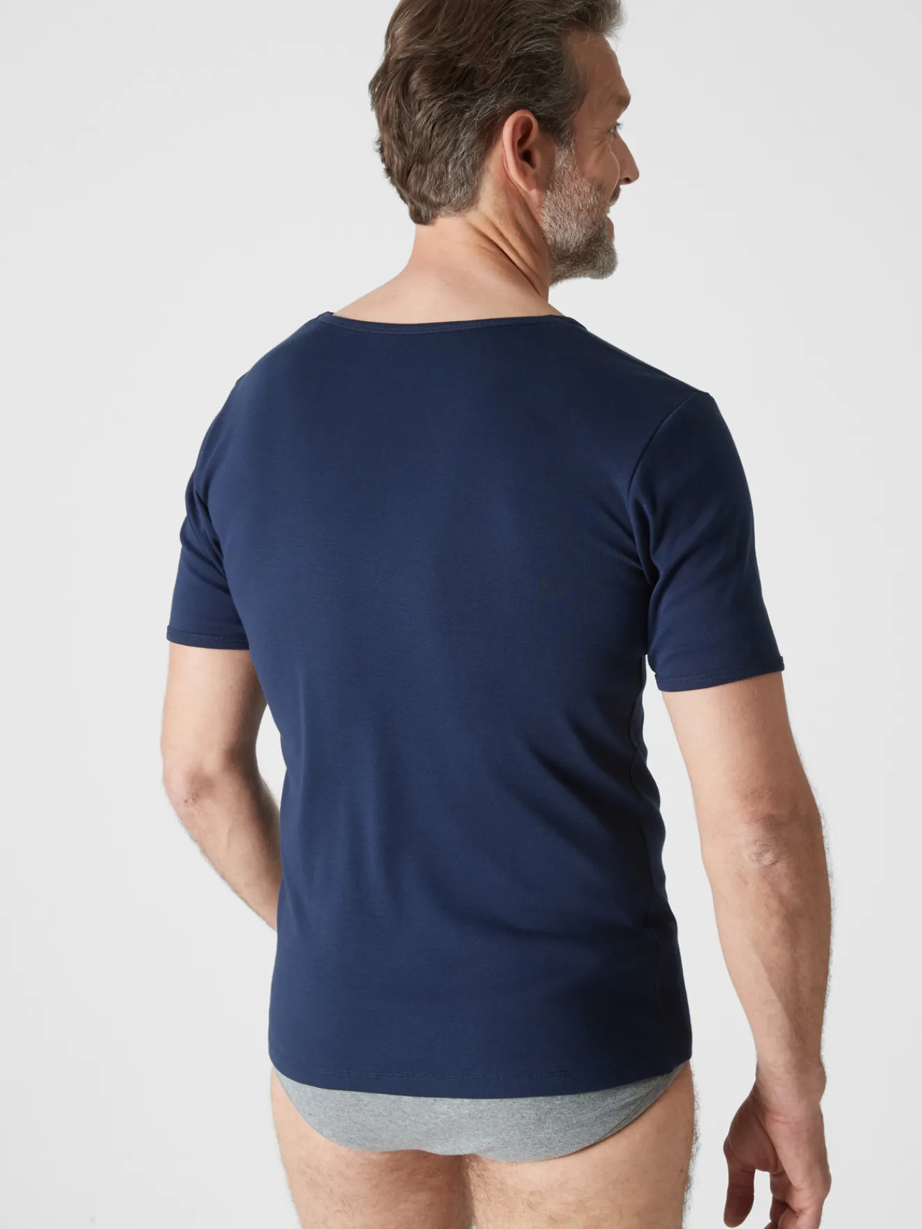 Lot de 3 maillots de corps col rond Homme Maillot De Corps