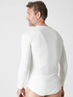 Sale Lot de 2 maillots de corps coton/laine Homme Maillot De Corps