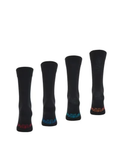 Hot Lot de 4 paires de chaussettes hautes Homme Chaussettes