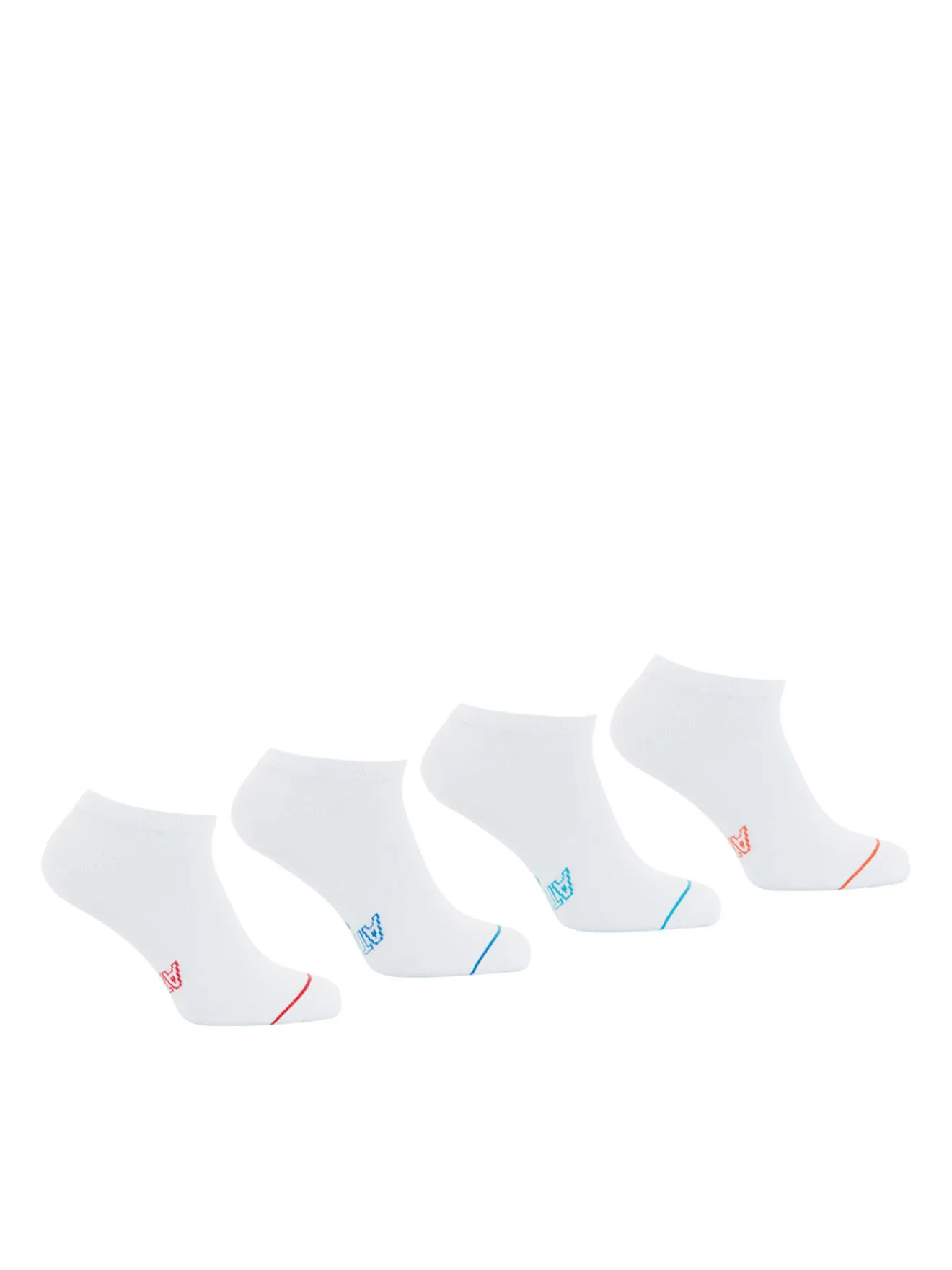 New Lot de 4 paires de socquettes low cut Homme Chaussettes