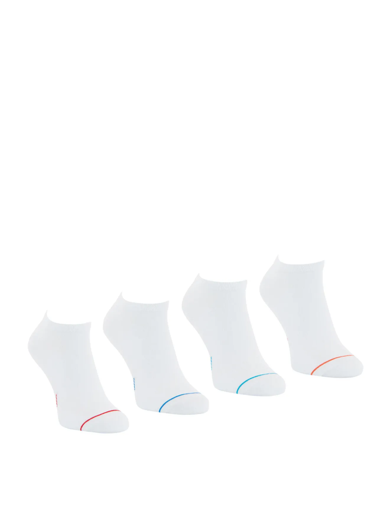 New Lot de 4 paires de socquettes low cut Homme Chaussettes