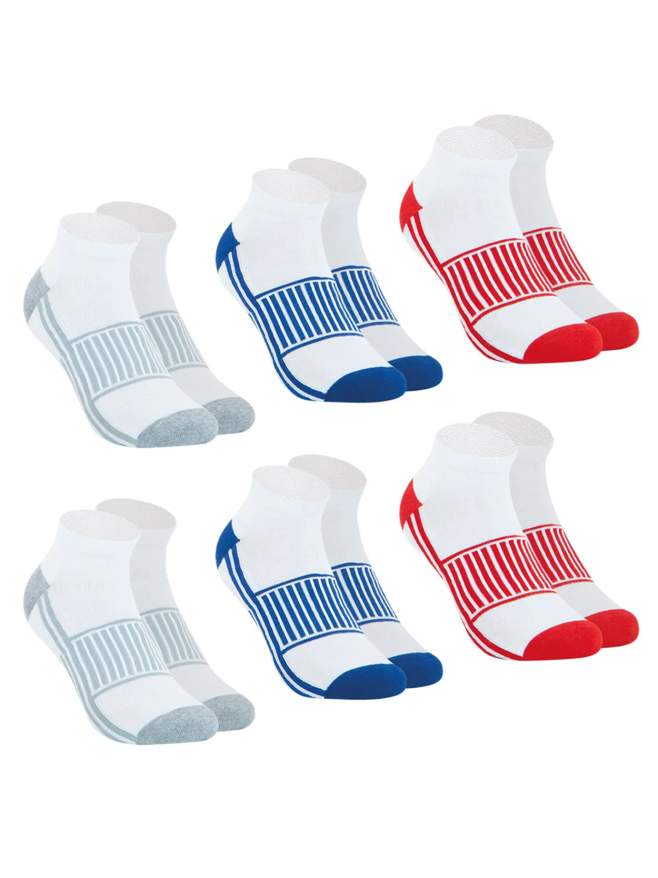 Discount Lot de 6 paires de socquettes Homme Chaussettes