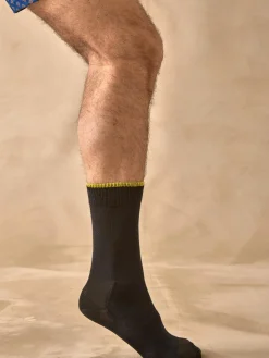 Discount Lot de 2 paires mi-chaussettes jardin Homme Chaussettes