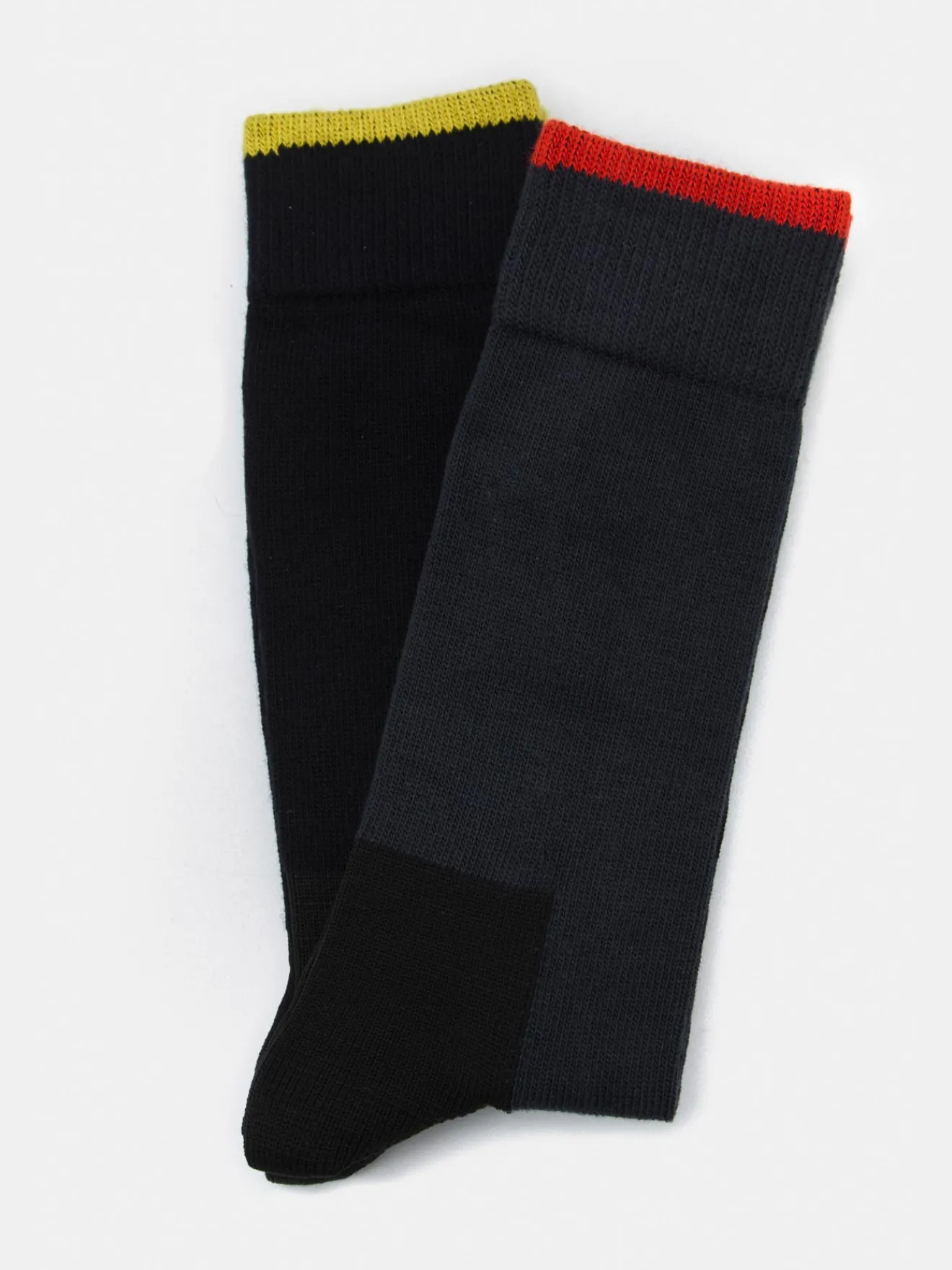Discount Lot de 2 paires mi-chaussettes jardin Homme Chaussettes